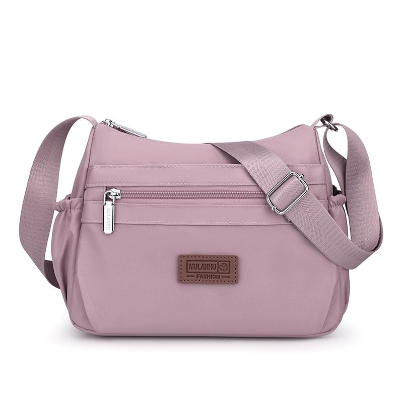 Malá čtvercová taška Mateřská taška Dámská taška Vícevrstvá Lehká Velkokapacitní Taška přes rameno a crossbody