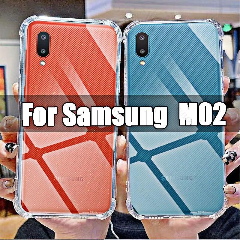 

Мягкий чехол для телефона Samsung Galaxy M02, прозрачный ТПУ для Sumsung M 02 6,5 SM-M022F, противоударный чехол с защитой от царапин