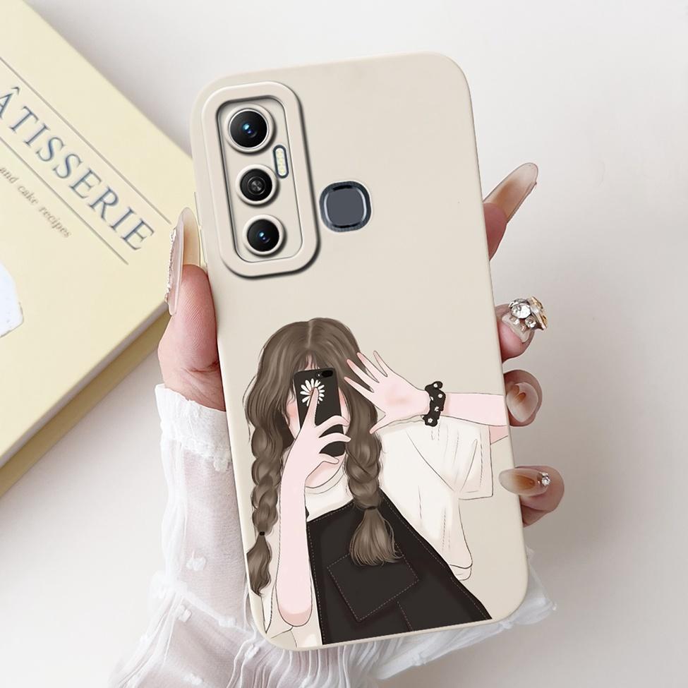 Für Infinix Hot 11 Hülle X662 Silikon Niedlich Mode Schmetterling Liebe Bemaltes Cover Für Infinix Hot 11 2021 Handyhülle X662B X689F