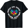 Autism Awareness Respect Love Support Blue Autism T-Shirt Unisex T-Shirt