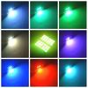 2Pcs RGB 6SMD Roof Dome interior Reading Lamp C5w Car Remote Controlled Atmosphere Led Welcome Lights Turn Signal Trunk Bulb 12V