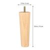 4Pcs Furniture Wood Legs Solid Tapered Wooden Table Replacement Legs Sofa Chair Cabinet Wood Furniture Feet Sofa Leg