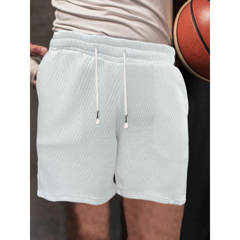 

Летние шорты на кулиске, свободные, с начесом, приятные к коже, повседневные спортивные мужские шорты XXXL белый