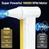 2026 New High-Speed and High-power 160000 RPM Electric Turbo Jet Fan Powerful Dust Blower Rechargeable Brushless Motor Violent Fan 60m/s