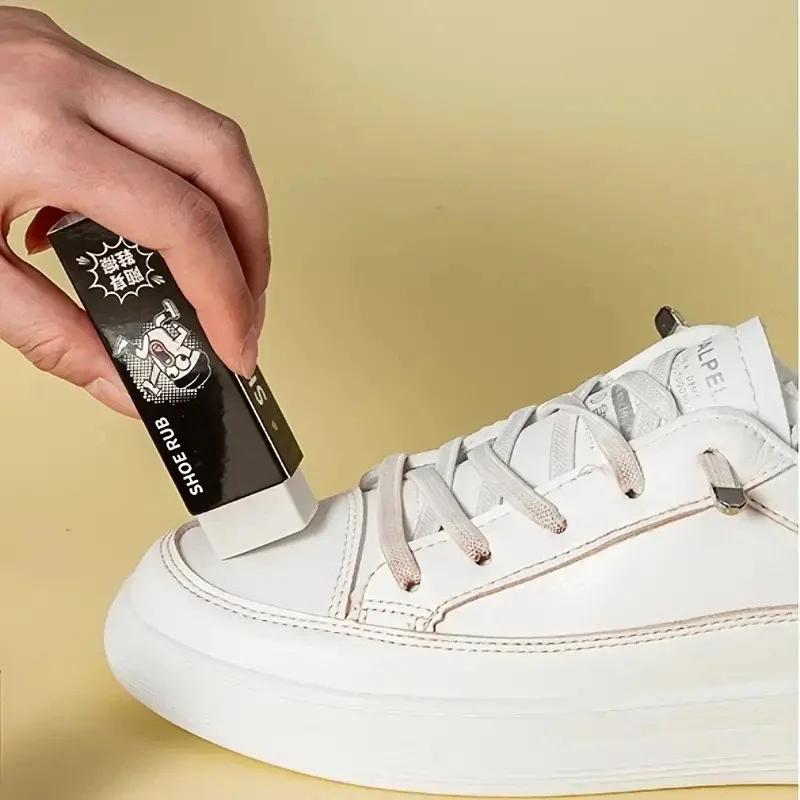 Portable Shoe Cleaning Eraser Sneakers Decontamination Eraser Matte Finish Easy Shine White Shoe Descaling Shoe Accessories