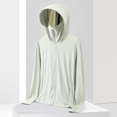 Xuelunduo Unisex Outdoor Sun Protection Jacket with Detachable Hood