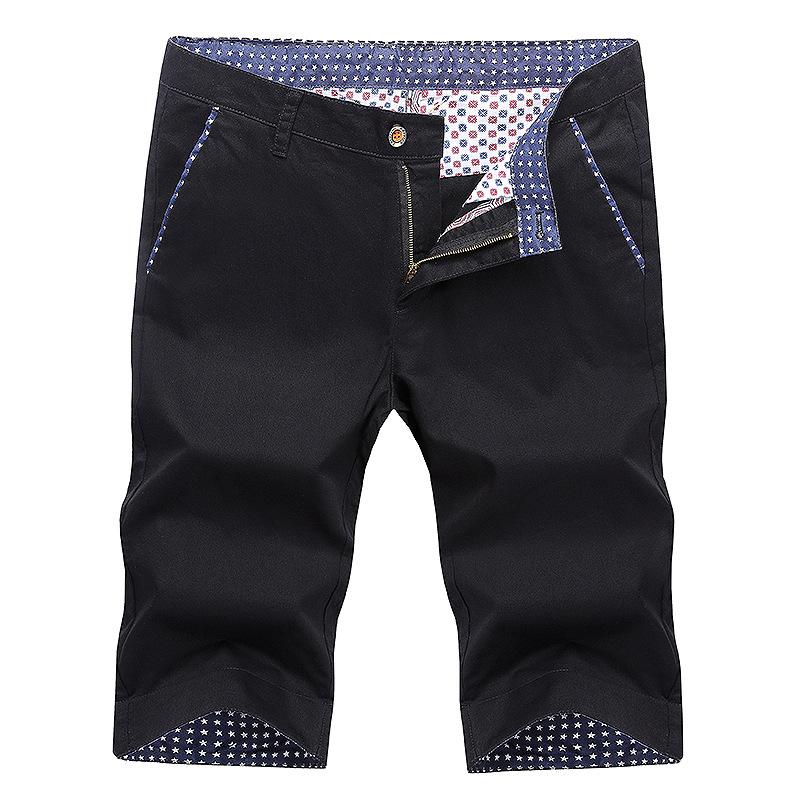 Cropped Pants Men's Summer Korean Version of Slim-fit Breathable Straight-leg Pants Men's Casual Pants