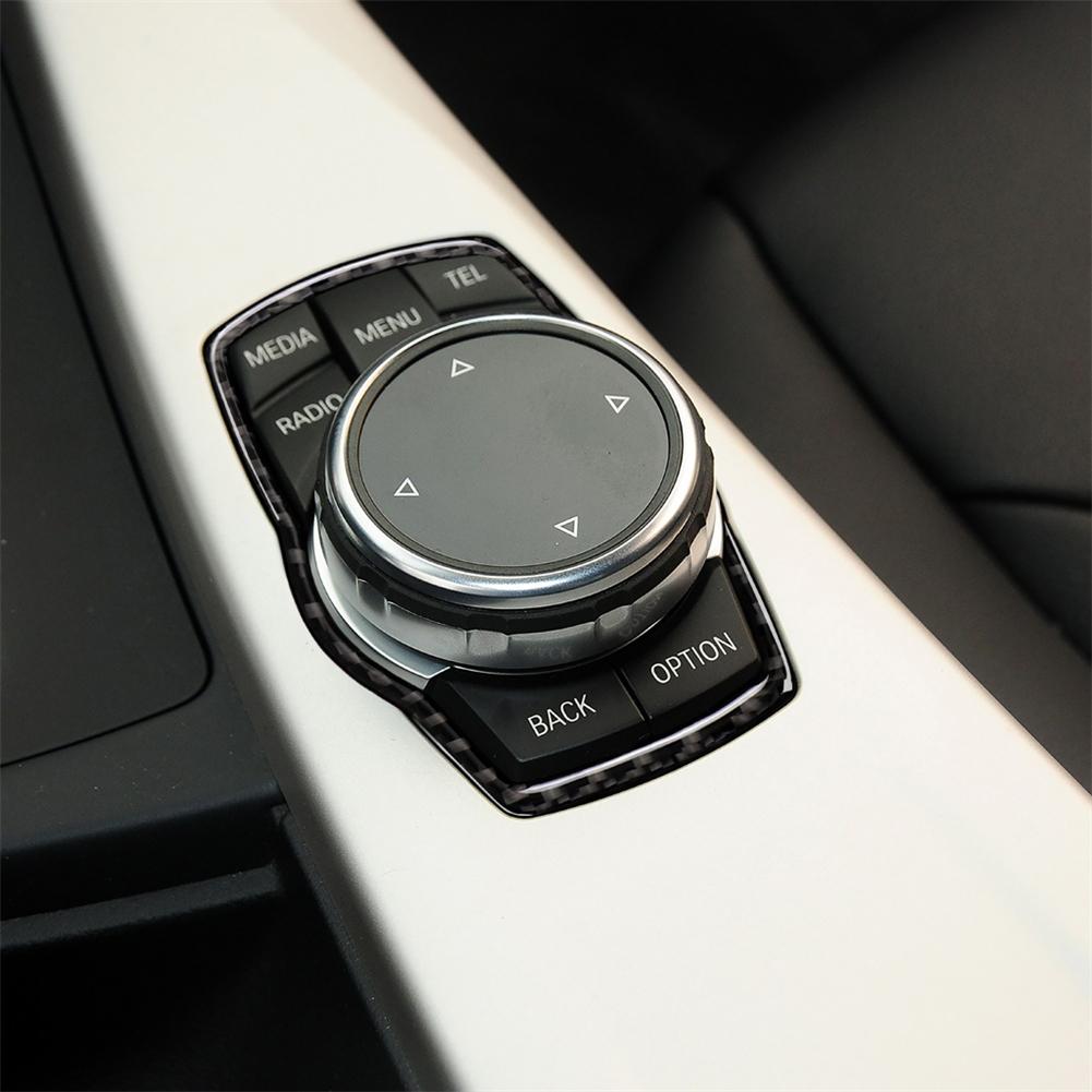 Black Car Interior Decoration Protection Carbon Fiber Sticker For BMW F30 F34 2013-2017 Auto Styling Accessories