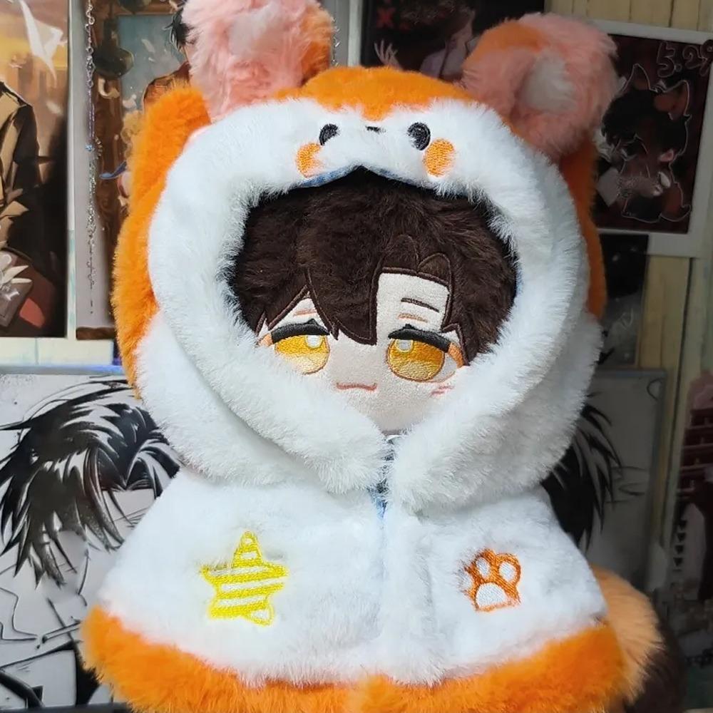 

Plush 20cm Doll Clothes Outfit Dress Up Plush Doll Clothes 20cm Cotton Doll Cloak