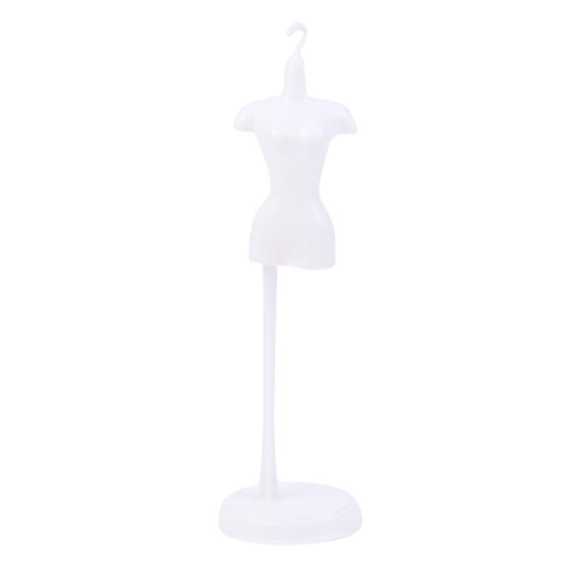 Innovative Scale 1:6 Mini Black White Display Stand Holder Standing Toy Doll Accessories Dress Diy Clothes Mannequin Model