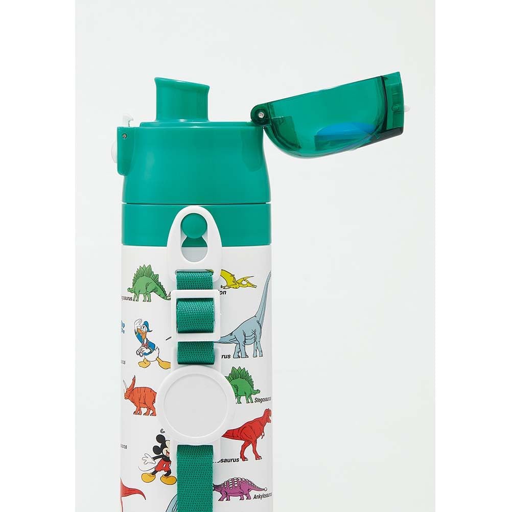 Skater Stainless Steel Water Bottle Direct Drinking 470ml Mickey Friends Dinosaur Child Friendly Lightweight Type Cold Storage Water Bottle Sports
