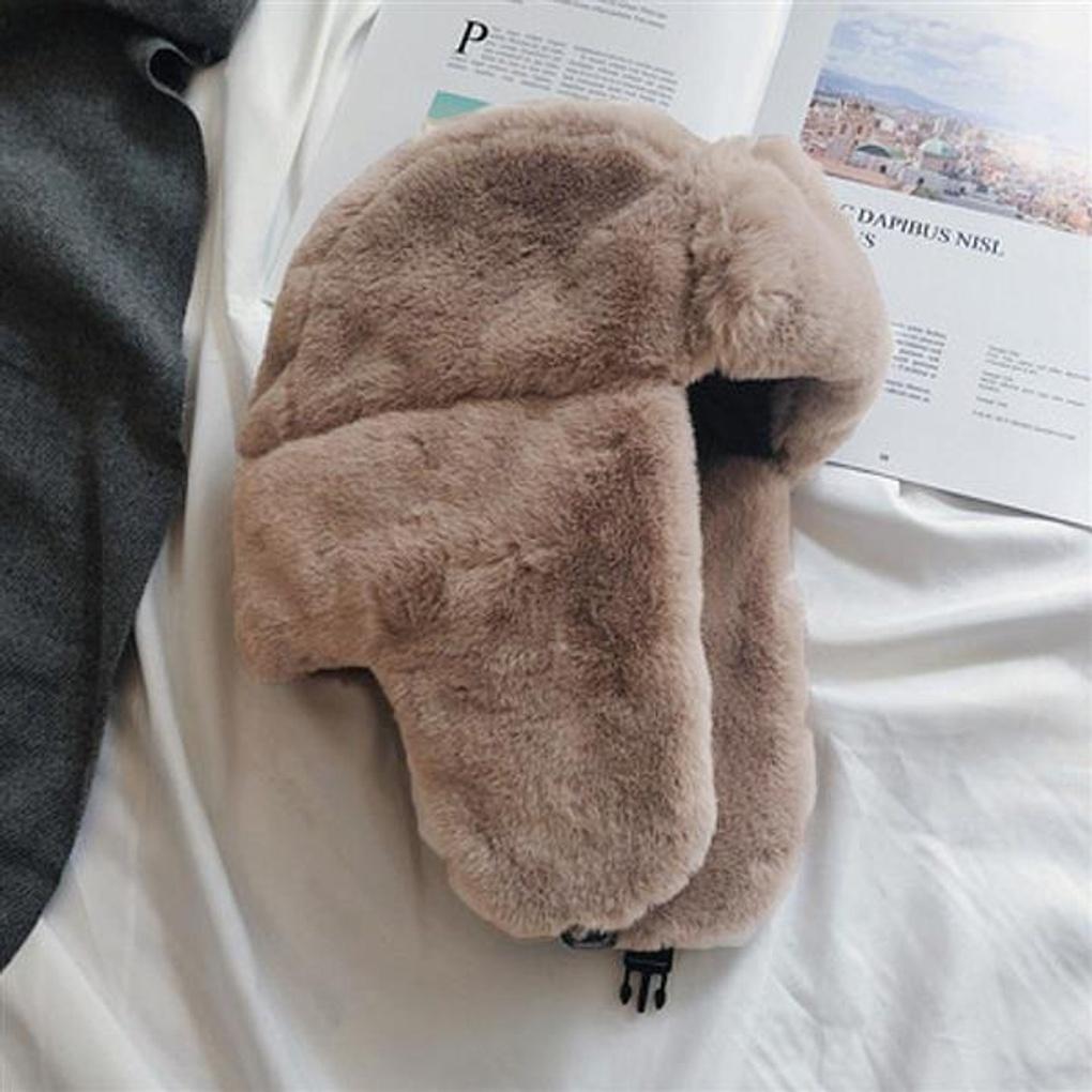 Rich Earflap Military Hat (Brown) / Cold Weather Trooper Hat