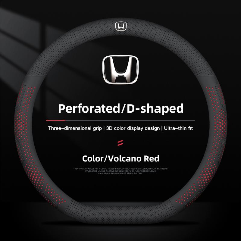 Car Steering Wheel Cover Ultra-thin Breathable Case For Honda Civic Accord Crosstour Spirior Odyssey Avancier UR-V Sienna CR-Z