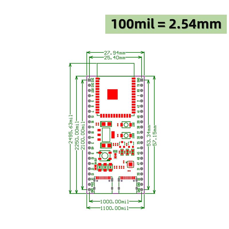 Esp32 S3 N16R8 Dev Board Wifi Bluetooth Module Dual Core Microcontroller Board For Diy Electronic Projects