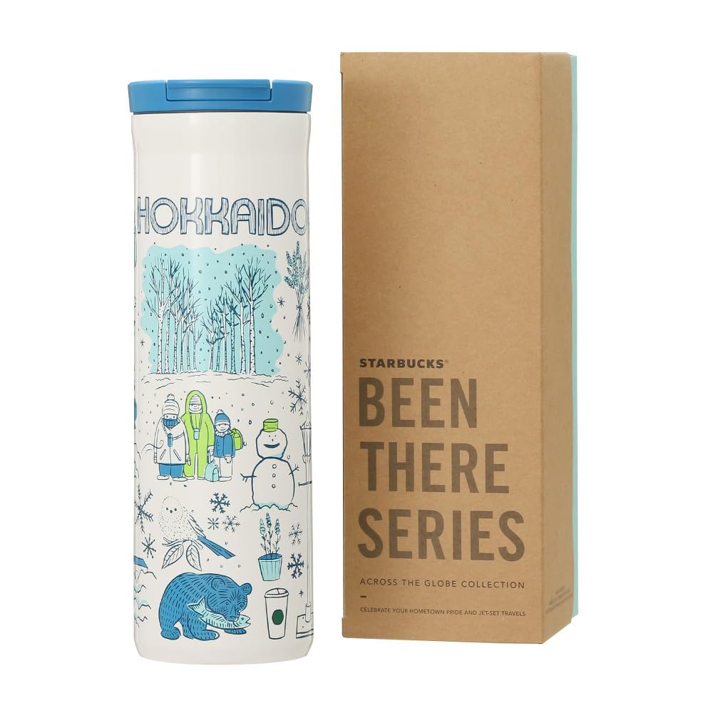 Starbucks 2021 Hokkaido Been There Series Edelstahlflasche, 473ml