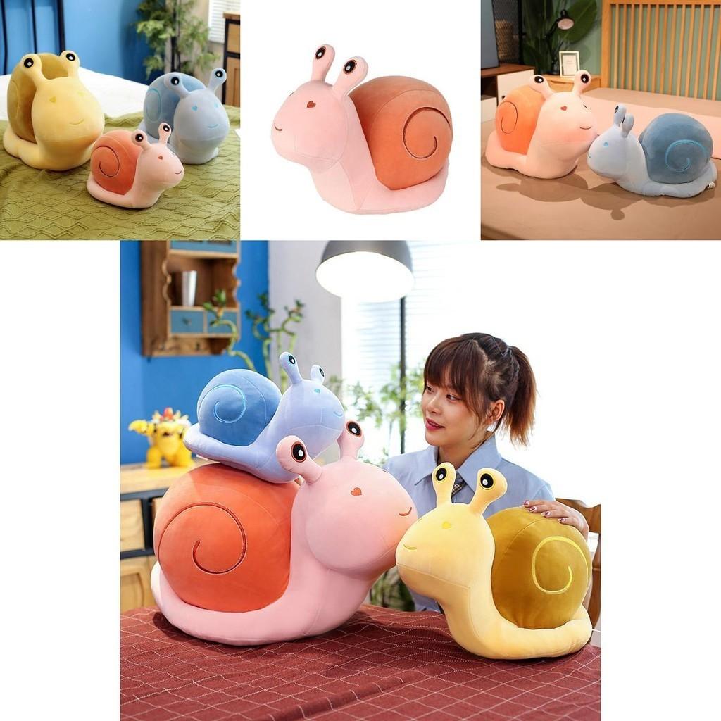 Cute And Cuddly Plush Snail Toy- Soft And Cozy Stuffed Animal Pillow For Kids And Babies Perfect Birthday Gift