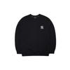 MLB Cashew Flower Logo Printed Pullover Crewneck Sweatshirt Unisex sweatshirt Black 3AMT53014-50BKS