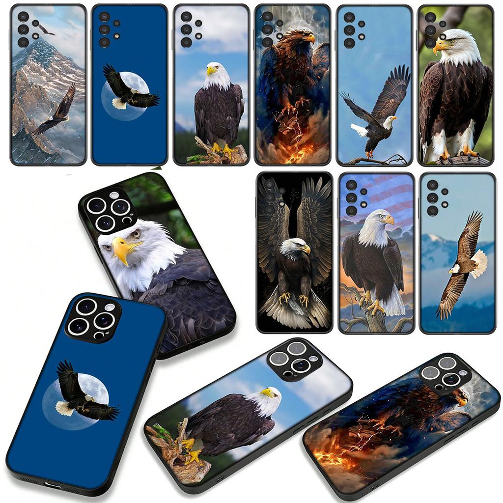 Phone Cover Bald Eagle Casing for Xiaomi Redmi Note 14 12 13 ProPlus A4 A3 Pro Plus 12C 13C 14C 5G + Case