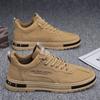 Retro Men Works Shoes Outdoor Breathable Wear-resistant Casual Sneakers Spring Fashion Anti-slip Platform Hiking Shoes Versatile