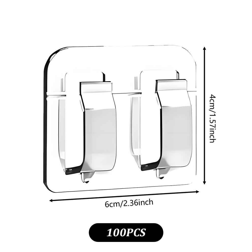 Heavy Duty Cable Clips Hooks with Adhesive Strips No-Damage Rope Organizer Suitable for Christmas Patio