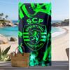 Sporting CP Printed Beach Towel Quick Dry Soft TowelPortable Large Rectangular Beach Blanket for Travel Swimming Pool
