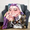 Customizable KPop Demon Hunters20 Throw Blanket – Personalized Name, All-Season Cozy Snug Blanket, Machine Washable, Personalized Blanket