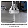Driven Pipe Extractor with Hex Shank Hardened for Plumbing Repair