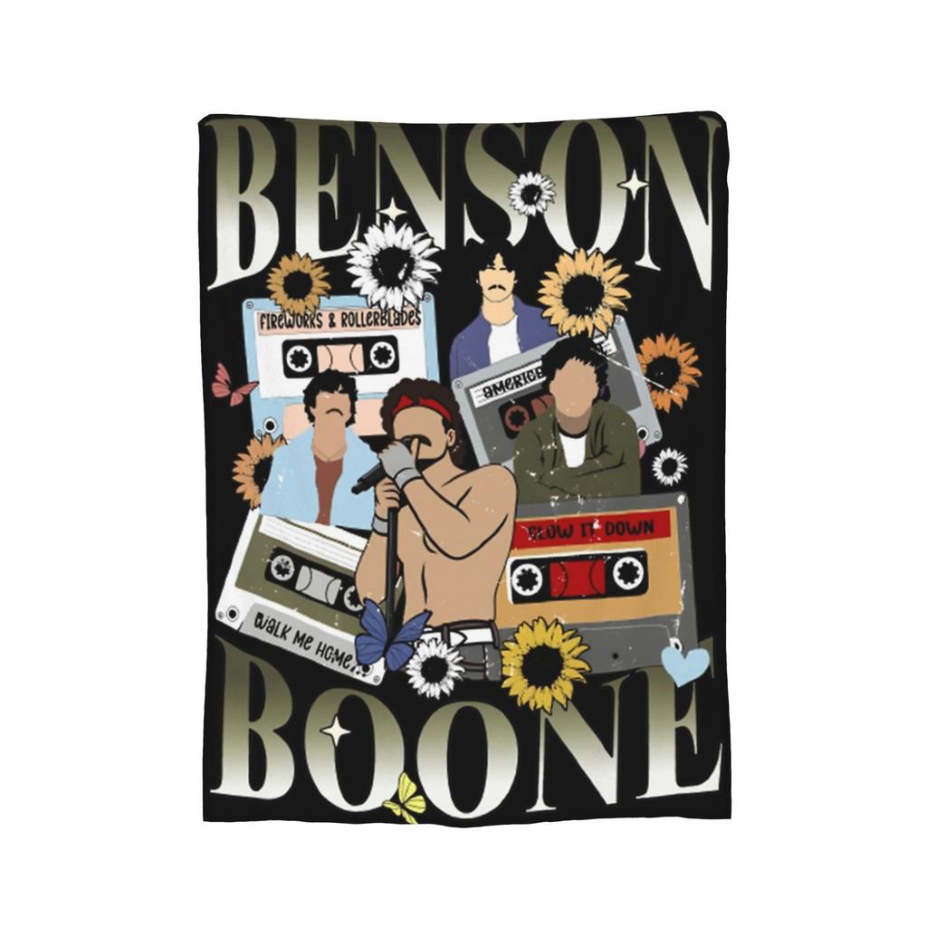 Benson Boone Decke Flanell Vintage Weiche Überwurfdecke für Heimtextil-Dekoration