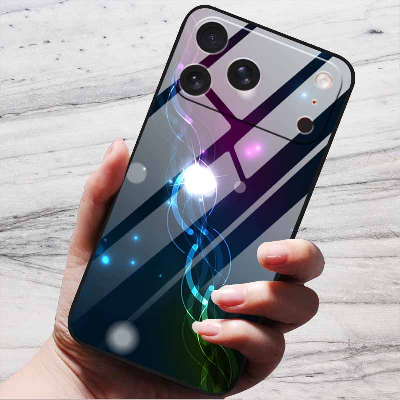 Butterfly Case For iPhone 17 Pro Plus Capa 17 Pro Max iPhone17 Air Bumper Luxury Tempered Glass Hard Back Cover Cute Fund Shell