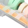Transparent Multi Masking Tape Cutter Dispenser Visible Roll Tape Holder for   School