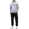 Unisex Printed Hoodie and Drawstring Jogger Set for Casual Everyday Wear