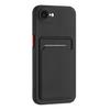 Per Custodia iPhone 16e con Slot per Schede, Cover Posteriore Opaca Anti-Impronte Digitali, Custodia Protettiva Sottile per Telefono