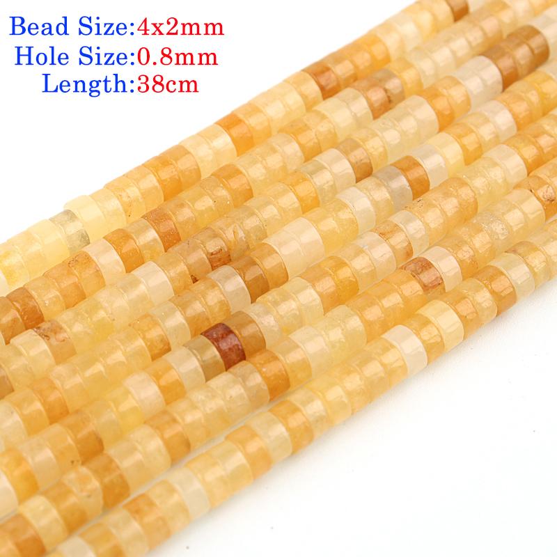 1strand 4/6/8/10mm Natural Stone Flat Beads Druzy Quartz Crystal Loose Spacer DIY Bracelet Necklace Fashion Jewelry