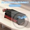 For Nintendo Switch 2/OLED/NS Game Console Horizontal Stand Dock w/Game Card Slot Universal Host Storage Holder Game Accessories