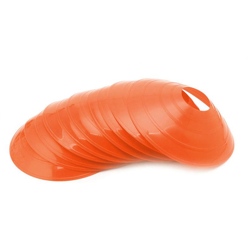 10 Stück Socr Scheibenkegel Set Fußball Agilitätstraining Saur Kegel Markierscheiben Multisport Training Spa Kegel Zubehör