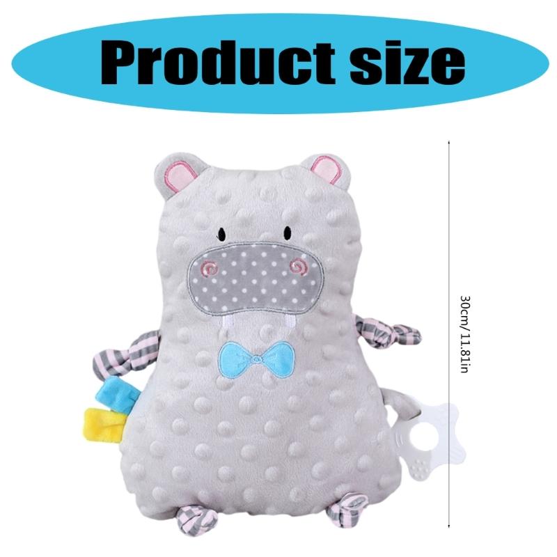 Kreskówkowa uspokajająca lalka, zabawka, poduszka dla malucha, miękkie, delikatne podparcie pluszowe do spania w pokoju dziecka
