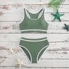 Ensemble Bikini pour Filles - Maillot de Bain Ado Haut & Bas Séparés