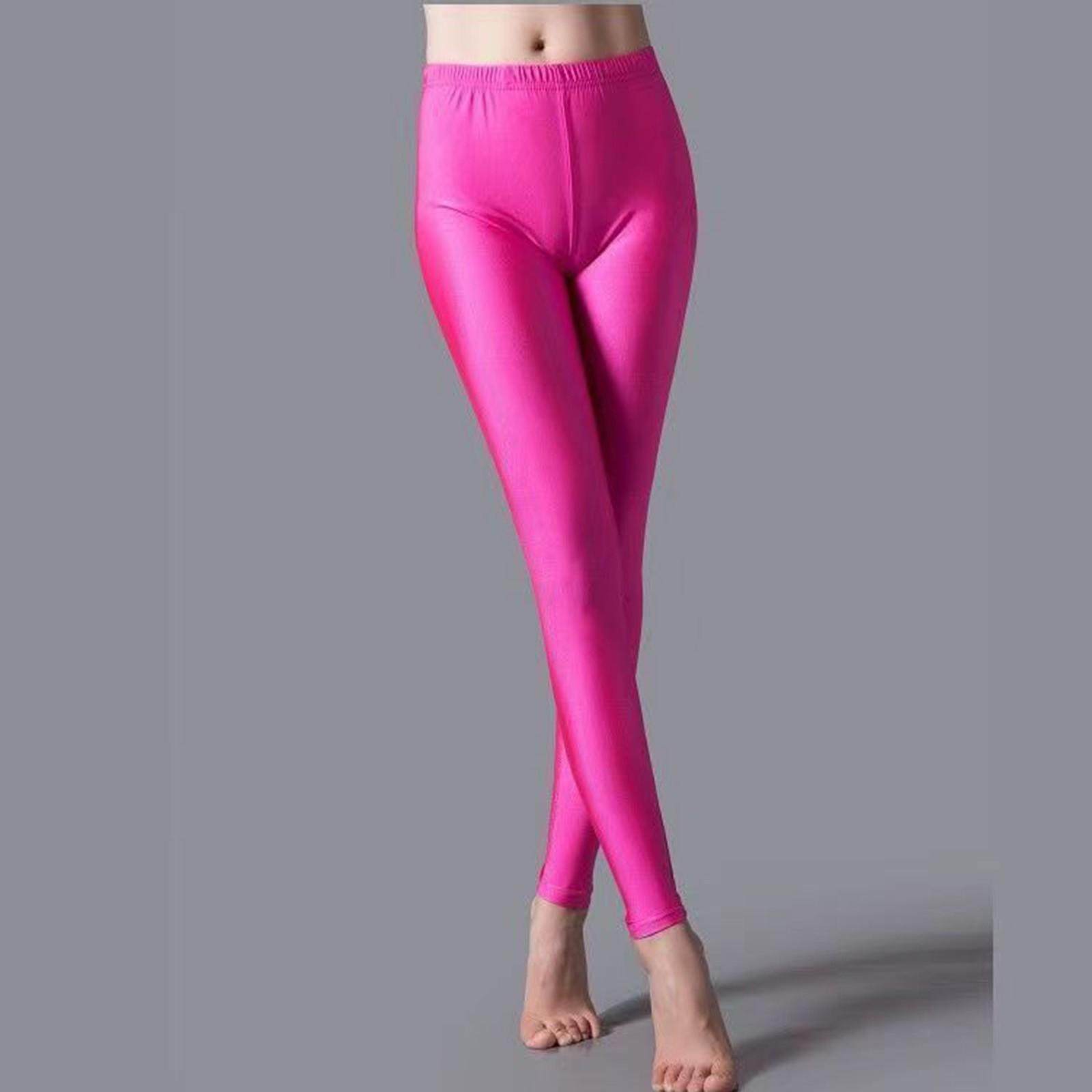 

Ladies Casual Sports Nine Point High Waisted Elastic Yoga Pants One Size