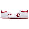 Converse Cons Fastbreak Pro lightweight and comfortable, slip-resistant and wear-resistant, mid-top skate shoes, unisex white red