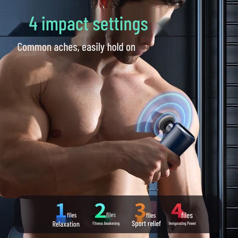 Hezheng Mini Portable Muscle Massager CN Plug (adapter Included)