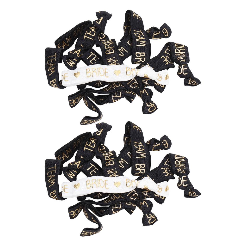 22Pcs   Tribe Hair Ties   Tightness Portability  smaid Hair Ties Polyester for Wedding Decoration