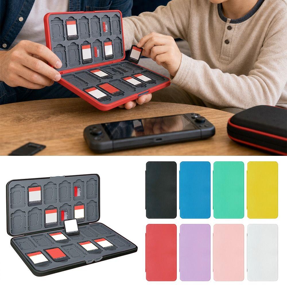 Multicolor Game Card Storage Box Protective Case for Switch Lite/OLED Storage Box