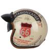 Vintage-Style Half Helmet Adults Unisex Motorcycle Scooter Riding DOT Certified ABS Safety