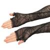 Gothic Halloween Gloves Lolita Mesh Mitten Fashion Spider Web Gloves  Cosplay