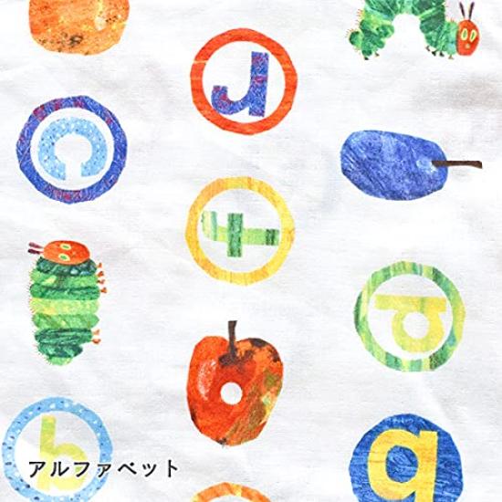 The Very Hungry Caterpillar Blanket by Eric Made in Nursing Lap 100x100cm Multi-Gauze Carle, Japan, Double-Ply Gauze, Swaddle, Cover, Blanket,