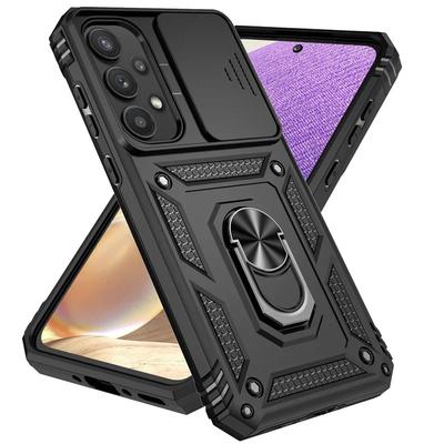 Für Samsung Galaxy S25Edge S25 Ultra S25 Plus S24FE A06 A16 A26 A36 A56 5G Hülle Ringhalter Stoßfest Coque Linsenschutz Abdeckung