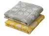 Mini Bath Scandinavian Jacquard Matka Yellow 50 X 100 Small Size Bath Daily Set of Towel, Pattern, & Gray, Cm, Towel, Use, 2, SV-4631-2