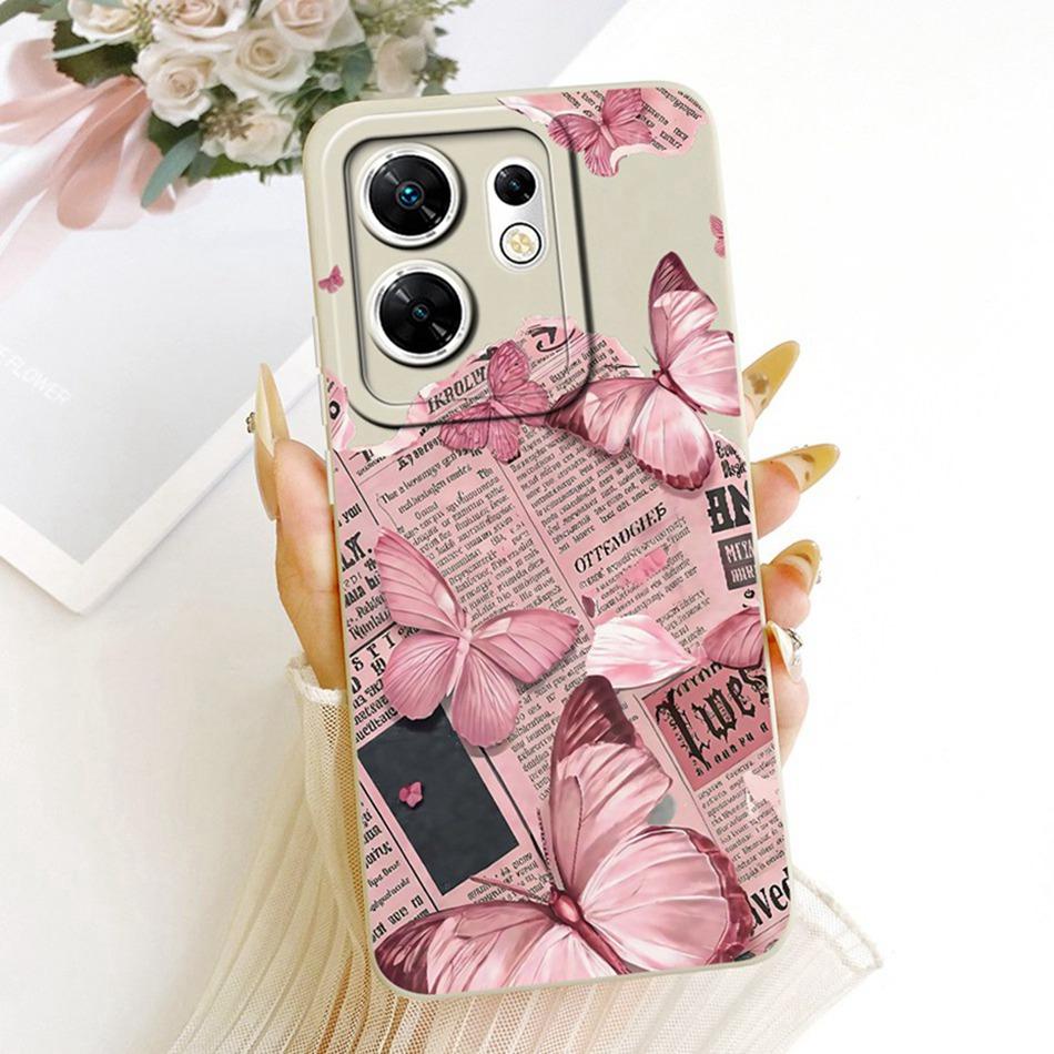 For Infinix Zero 30 4G 5G X6731 X6731B Fashion Dusk Beach Painting Phone Case For Infinix Zero30 Soft Silicone Covers Bumpers