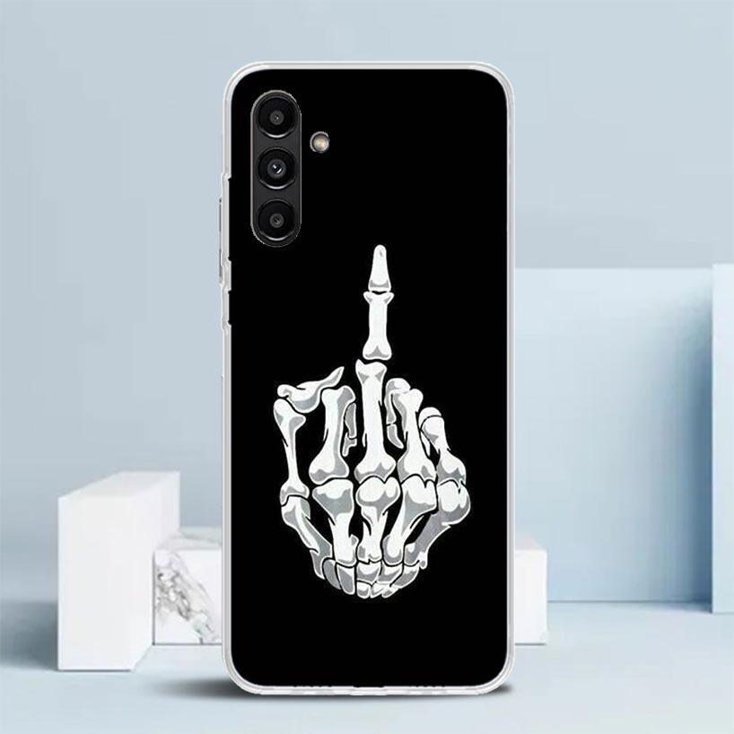 Middle Finger Cover for Samsung Galaxy A17 A37 A57 A16 A26 A36 A56 A15 A14 A55 Phone Case A13 A53 A25 A35 A24 A34 A23 A33 Galaxy