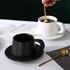 Einfarbige Keramik-Kaffeetasse und Untertasse, Restaurant, Zuhause, Geschenk, Frühstücksmilch-Kaffeetasse, Keramiktasse
